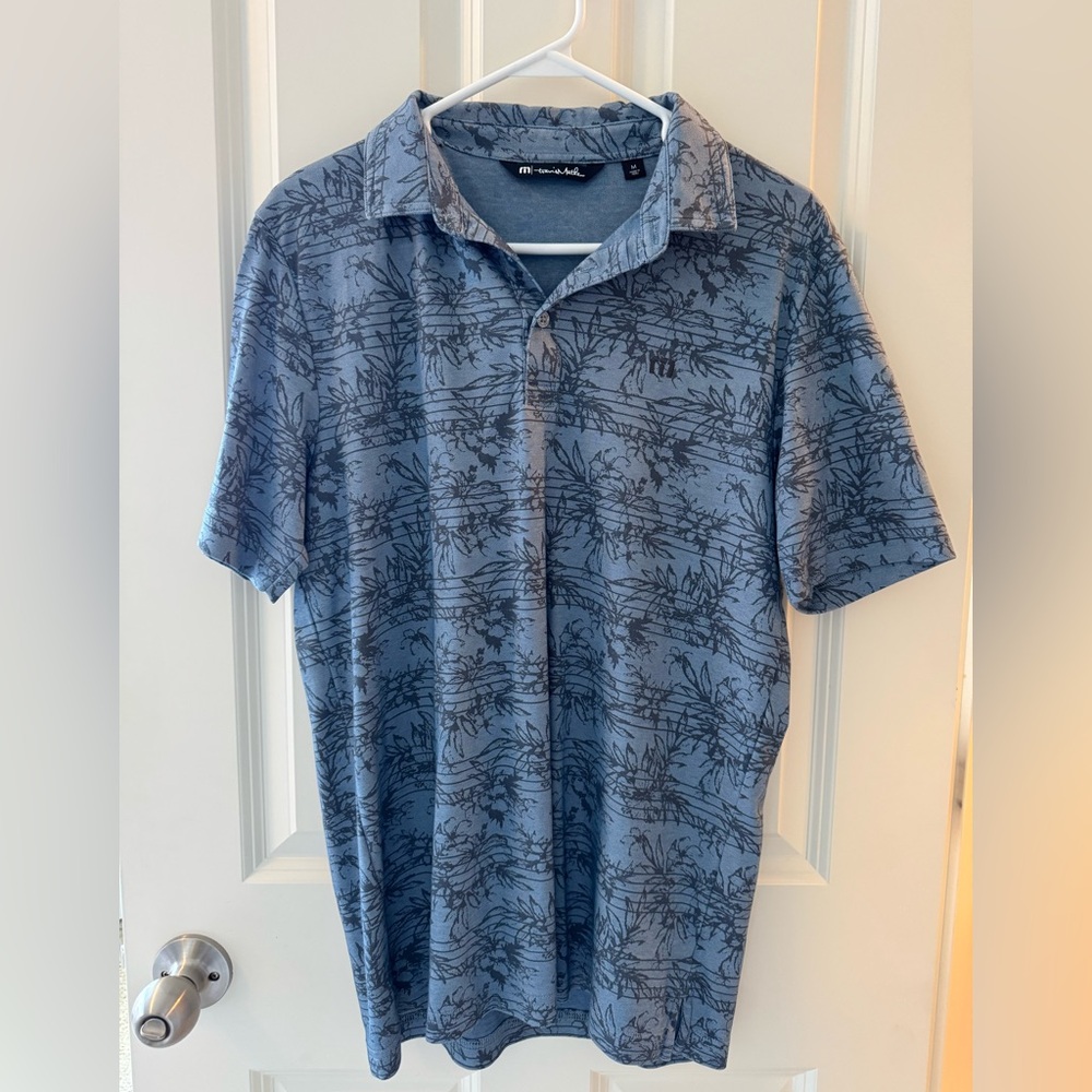 Men's Blue Travis Mathew Polo